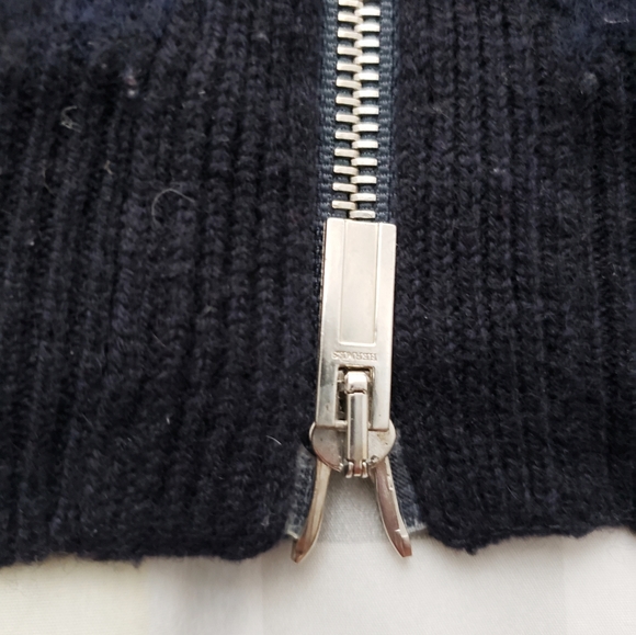 ‼️SOLD‼️ Vintage Hermes Cashmere Sweater Full Zip - Picture 12 of 16